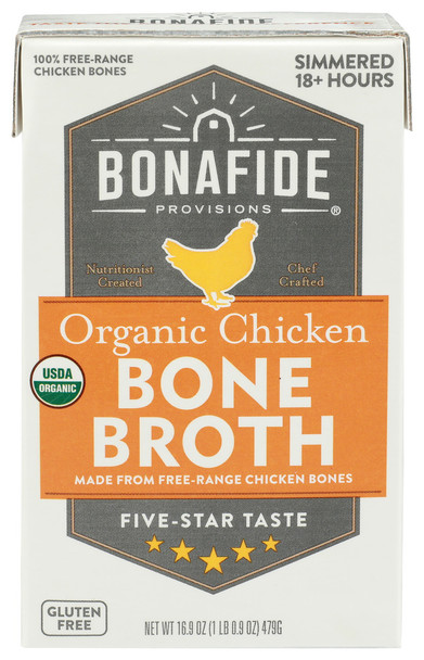 Bonafide Broth Bone Chicken Dry - Case of 6 - 16.90 OZ