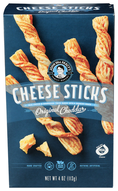 Macys Cheesestick Cheddar - Case of 6 - 4.000 OZ