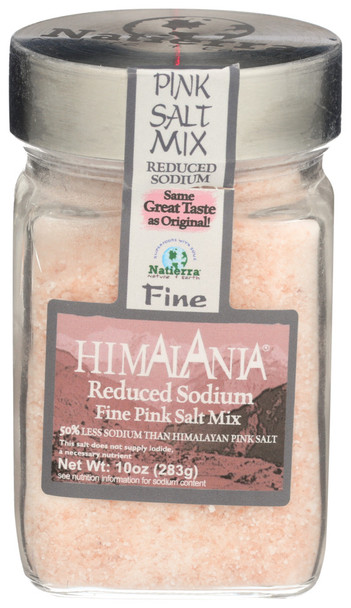 Natierra Salt Pnk Fine Rdcd Sodium - Case of 6 - 10.00 OZ