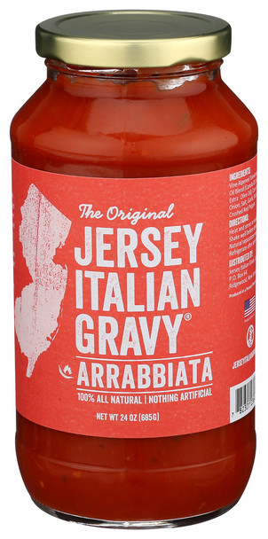 Jersey Italian Gravy Sauce Pasta Arrabiata - Case of 12 - 24.00 OZ