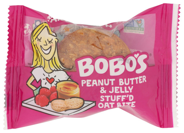 Bobos Oat Bars Bites Pbj 24ct *dnu* - Case of 24 - 1.300 OZ