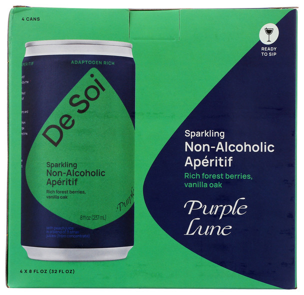 De Soi Mocktail Purple Lune 4pk - Case of 6 - 32.00 FO