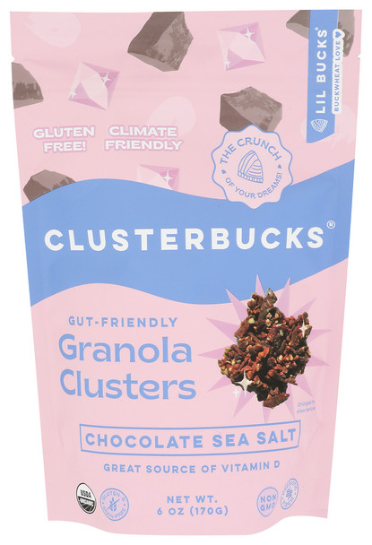 Lil Bucks Clstbcks Choc Sea Salt - Case of 6 - 6.000 OZ