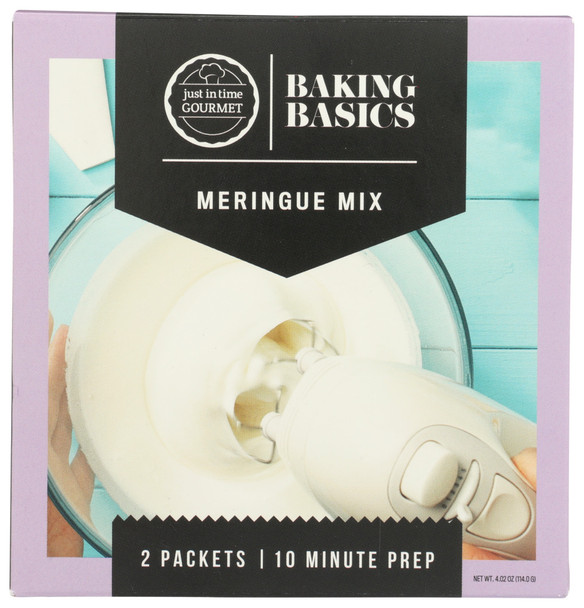 Just In Time Gourmet Mix Meringue Powder - Case of 6 - 4.000 OZ