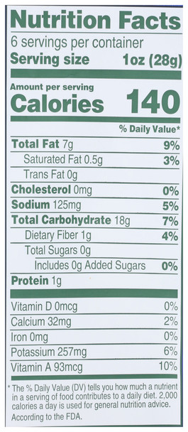 Root Smarts Chips Valley Blend Org - Case of 12 - 6.000 OZ