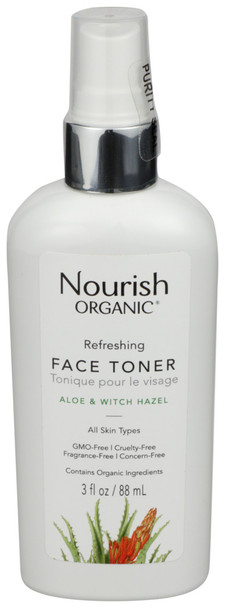 Nourish Toner Face Refreshing - Case of 3 - 3.000 OZ
