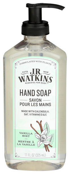 Jr Watkins Soap Hand Gel Vanilla Mint - Case of 3 - 11.00 FO