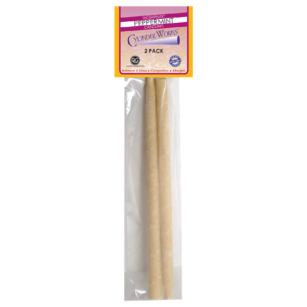 Cylinder Works Peppermint Ear Candles 2 pack