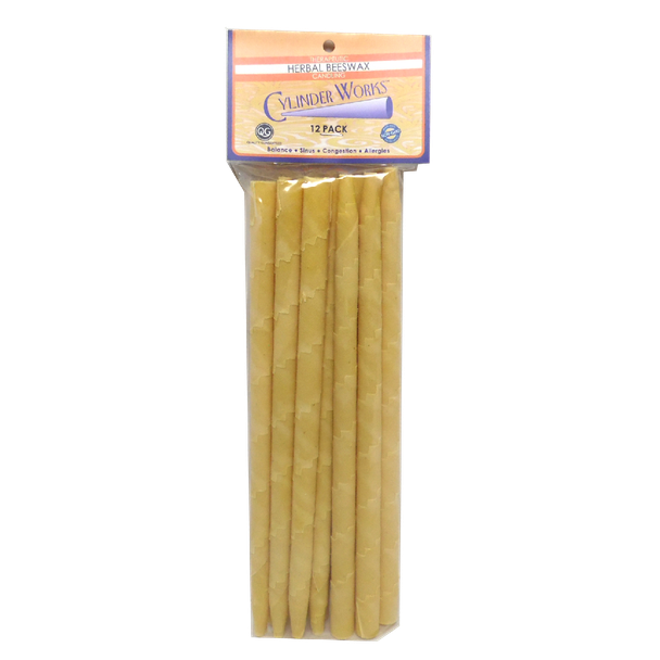 Cylinder Works Herbal Beeswax Ear Candles 12 pack