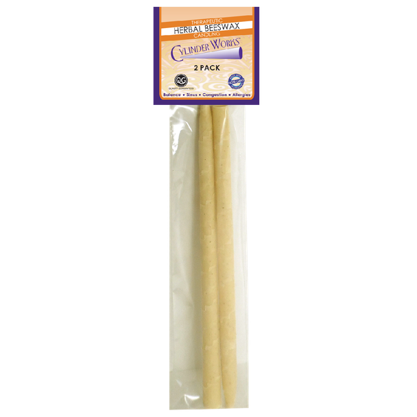 Cylinder Works Herbal Beeswax Ear Candles 2 pack