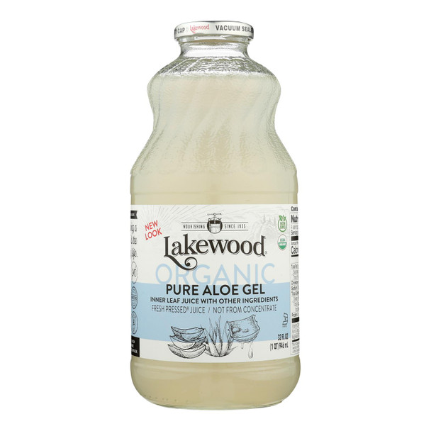 Lakewood Organic Aloe Vera Gel Juice - 32 Oz