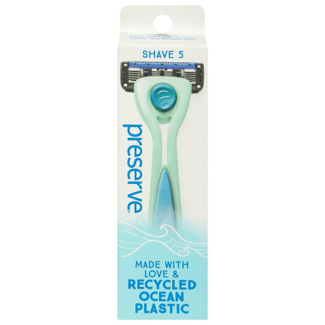 Preserve Shave 5 Razor System- 6 Pack - Assorted Colors
