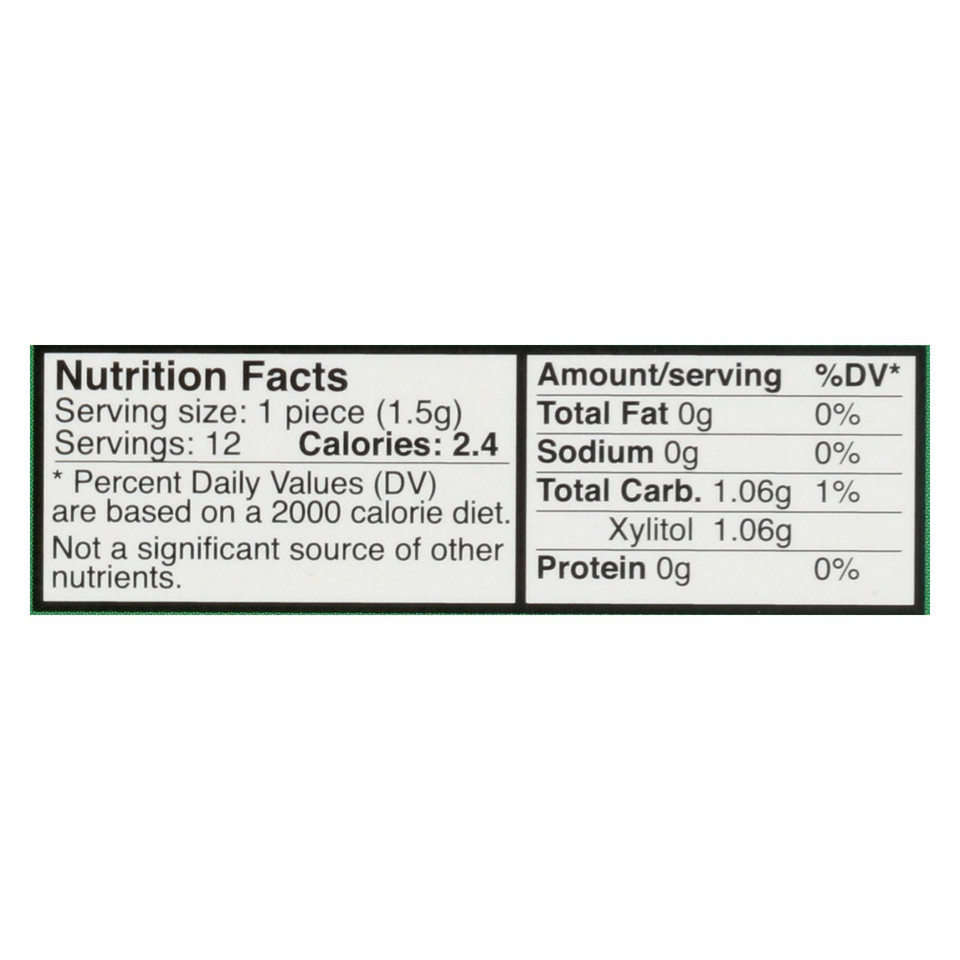 thumbnail image 2 of Epic Dental - Xylitol Gum - Peppermint - 50 Count, 1 Pack/50 Count... 2 of 11