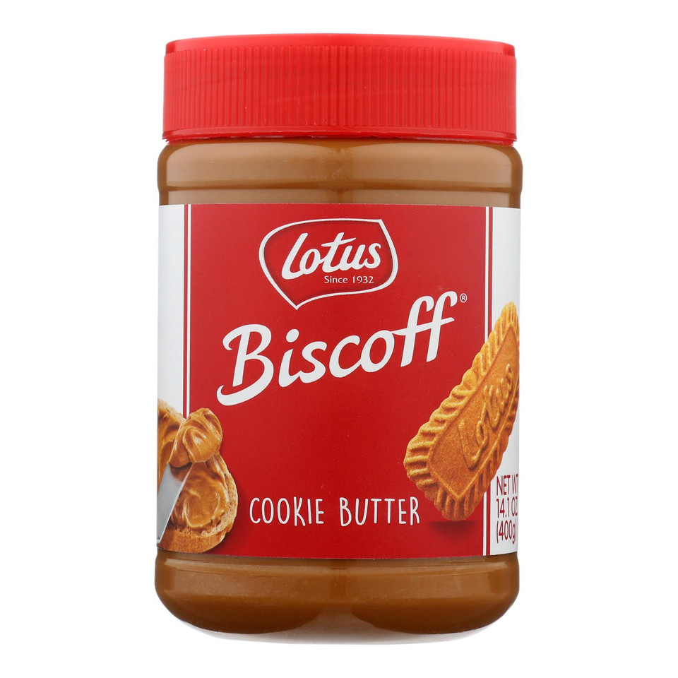 Biscoff Cookie Butter Spread Peanut Butter Alternative 13.4 Oz