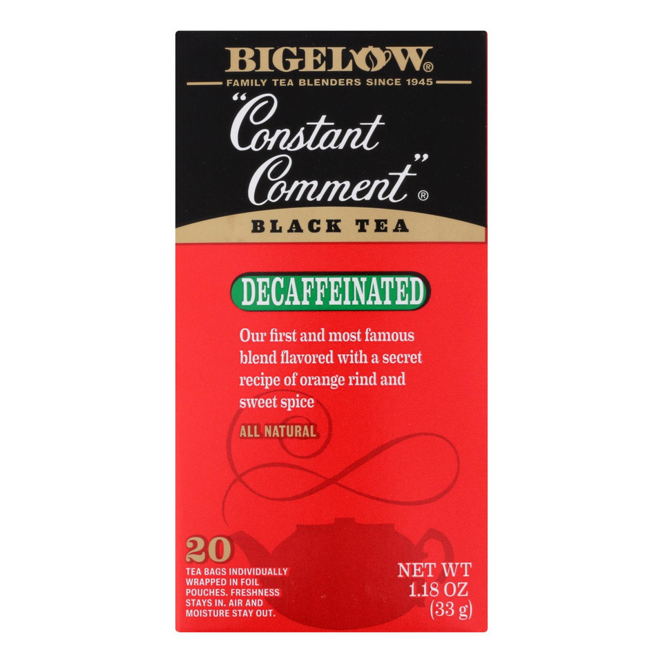 Bigelow Tea Constant Comment Black Tea Case Of 6 20 Bags