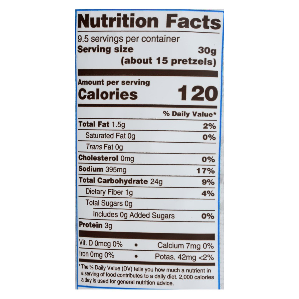 Pretzel Crisp Pretzel Crisps Original Case Of 12 7.2 Oz.