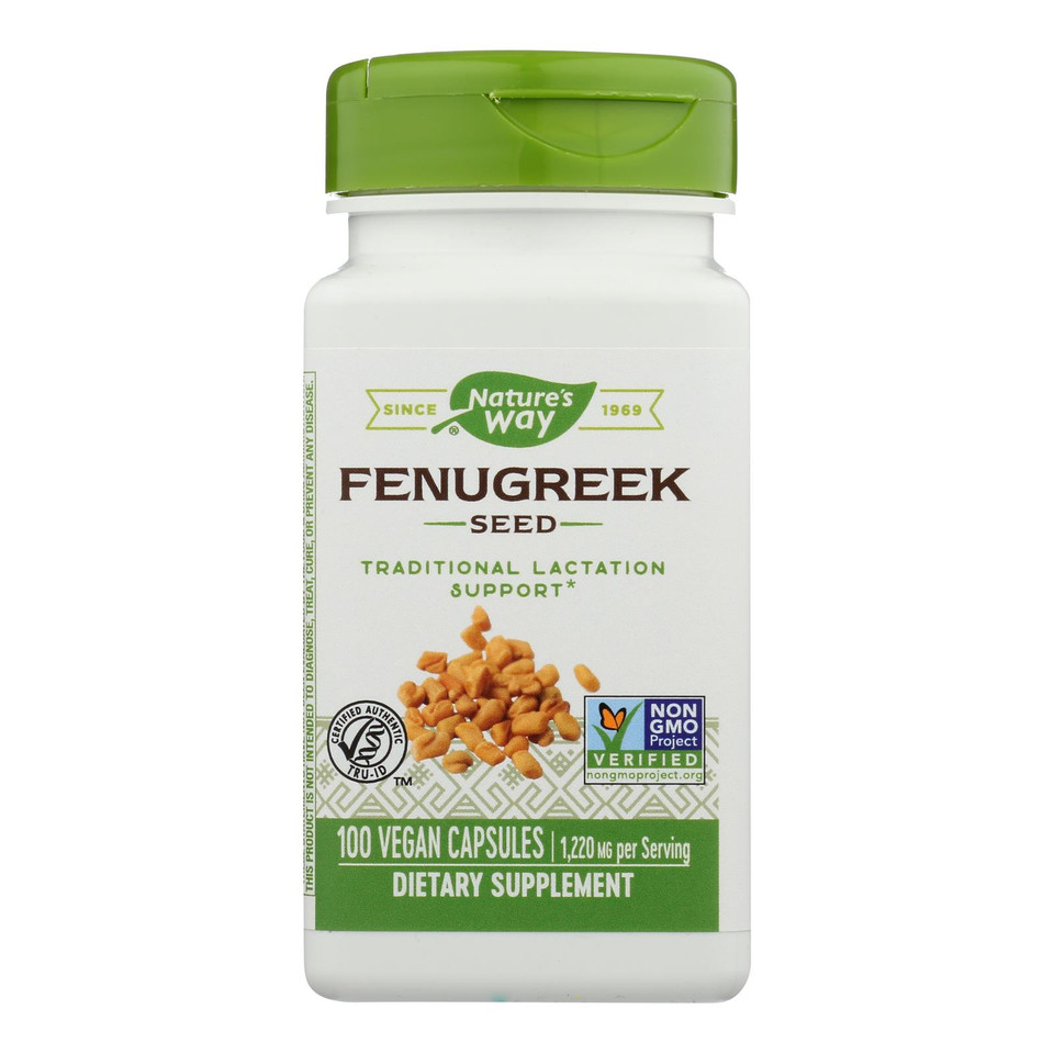 Nature's Way Fenugreek Seed 100 Capsules