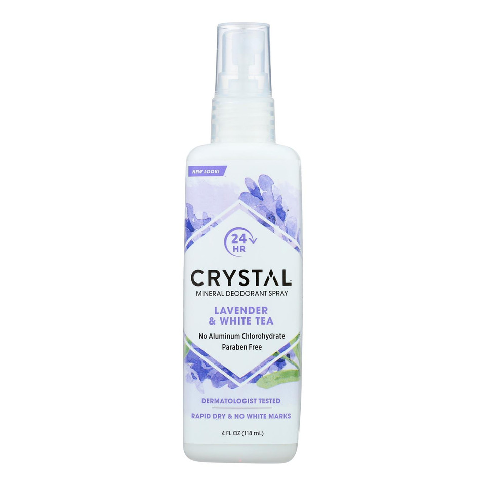 Crystal Essence Mineral Deodorant Body Spray Chamomile And Green Tea