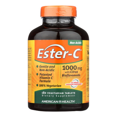 American Health Ester-c With Citrus Bioflavonoids - 1000 Mg - 180 ...