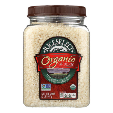 Select O Rice Rice Select Arborio Rice - Organic - Case Of 4 - 32 Oz.