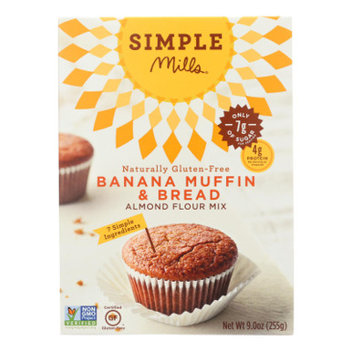 Simple Mills Almond Flour Banana Muffin And Bread Mix Case Of