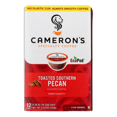 Cameron's Coffee - Coffee Toasted Southern Pecan - Case Of 6 - 12 Ct ...