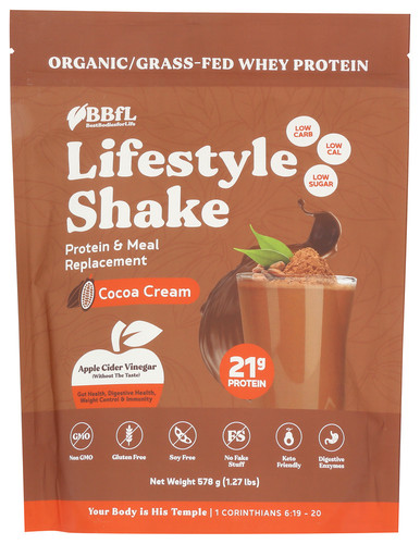 Bbfl Protein Powder Chocolate - Case of 6 - 1.270 LB - Pure Modern Living