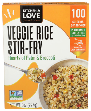Kitchen And Love Rice Veggie Hop Stir Fry - Case of 6 - 8.000 OZ - Pure ...