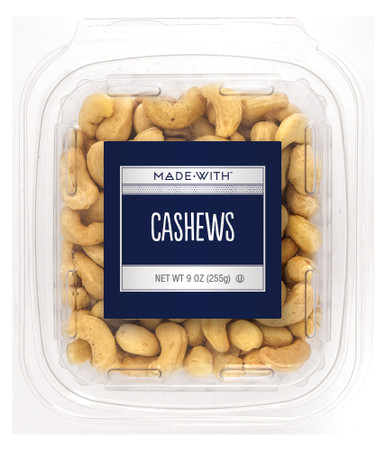 Made With Nut Cashew Raw Tub - Case of 12 - 9.000 OZ - Pure Modern Living