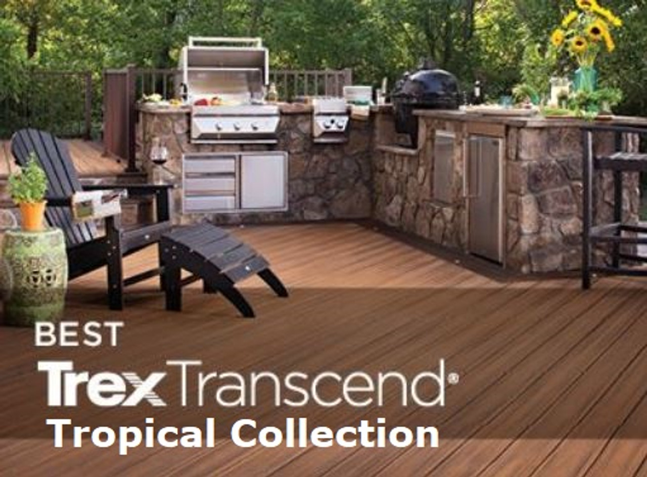 Trex Transcend 5 4 X 6 Decking Tropical Hackmann Lumber