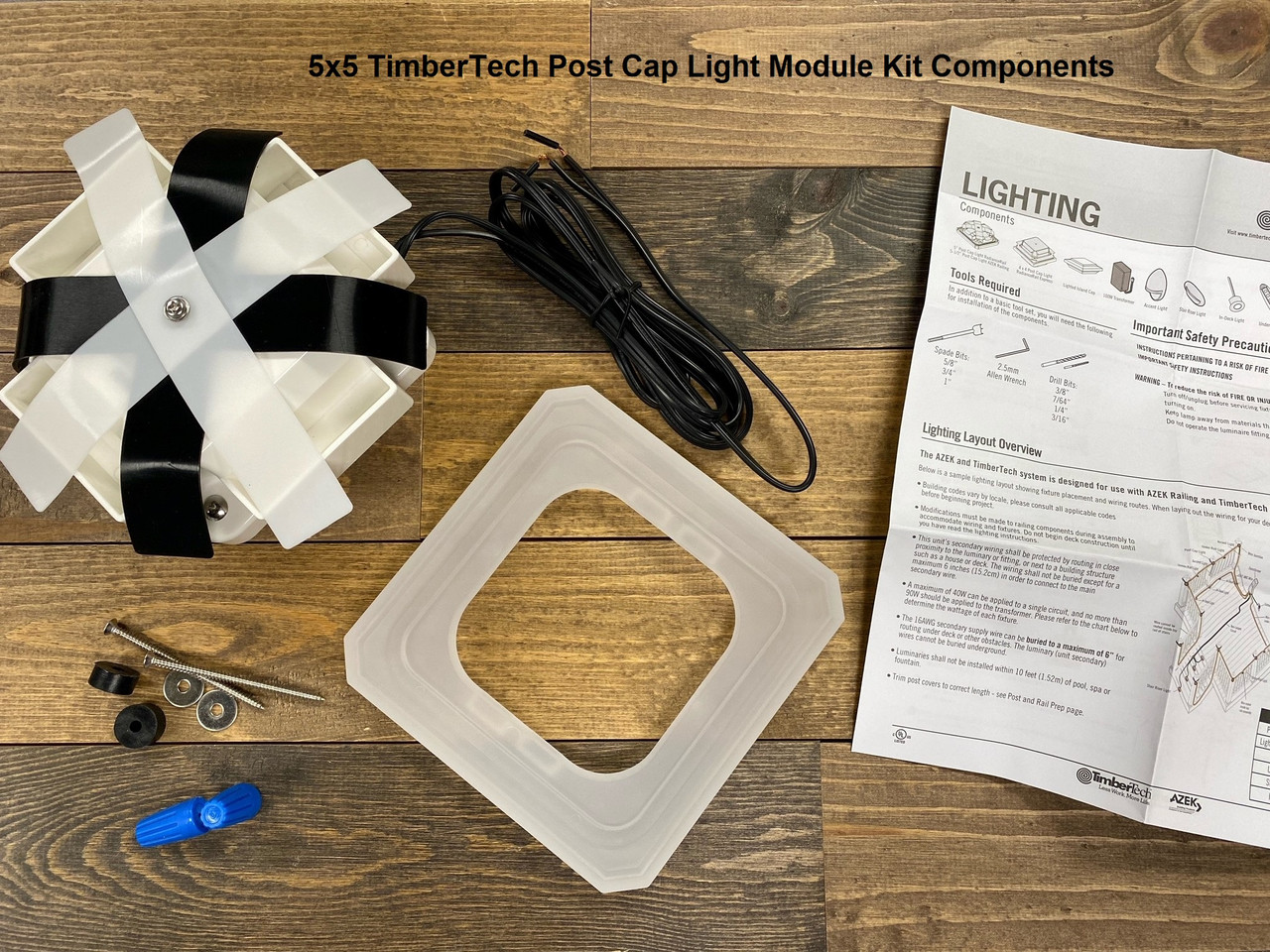 TimberTech® LED Post Cap Lights | Hackmann Lumber