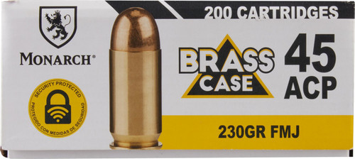 Monarch .45 ACP 230-Grain Ammunition - 200 Rounds