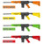 Electric O'Sherbert, Electric Sunburst, Electric Lime, Electric Cherry