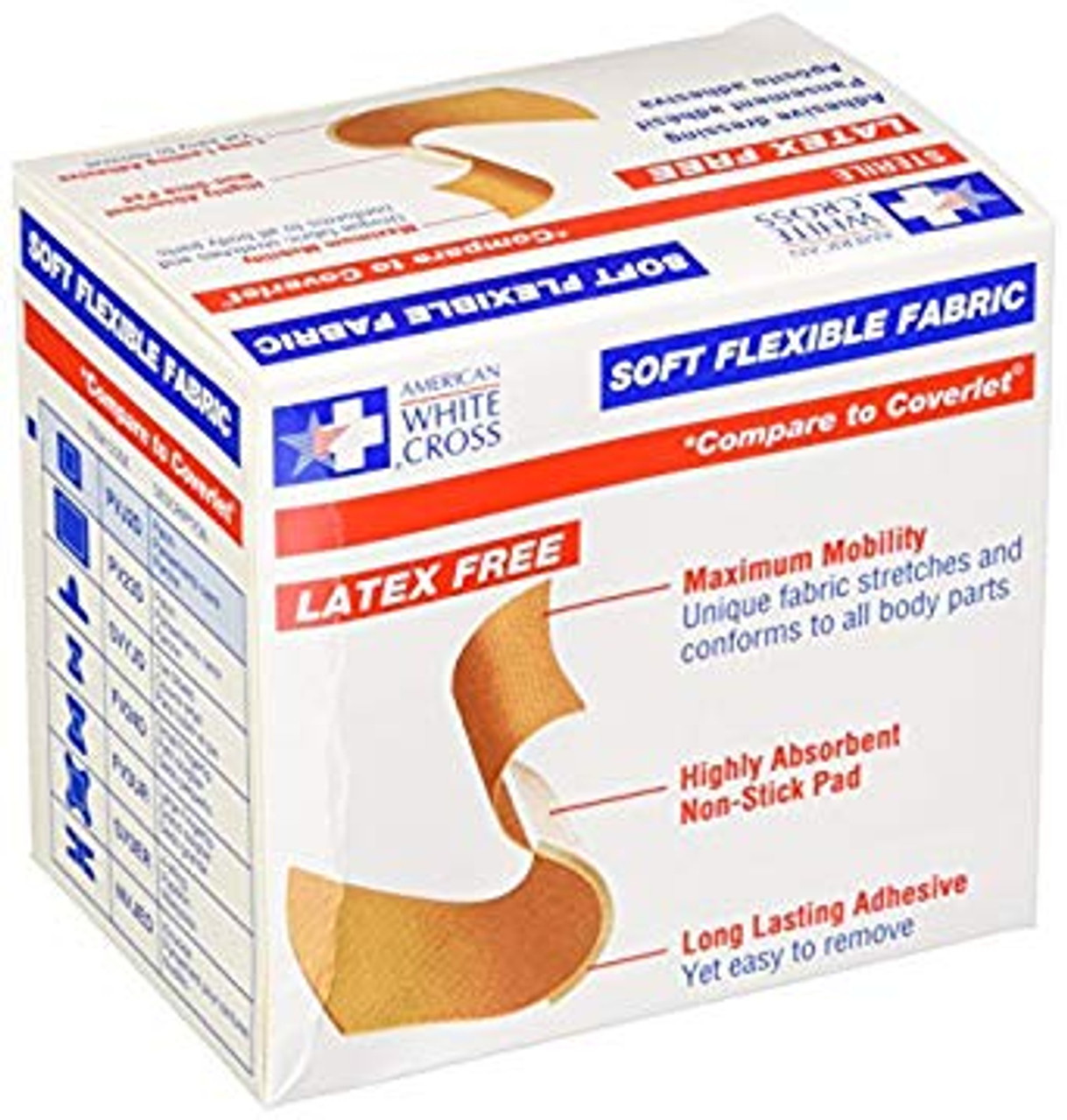 Dukal Soft Flexible Fabric Adhesive Bandages, Patch - | MDMaxx