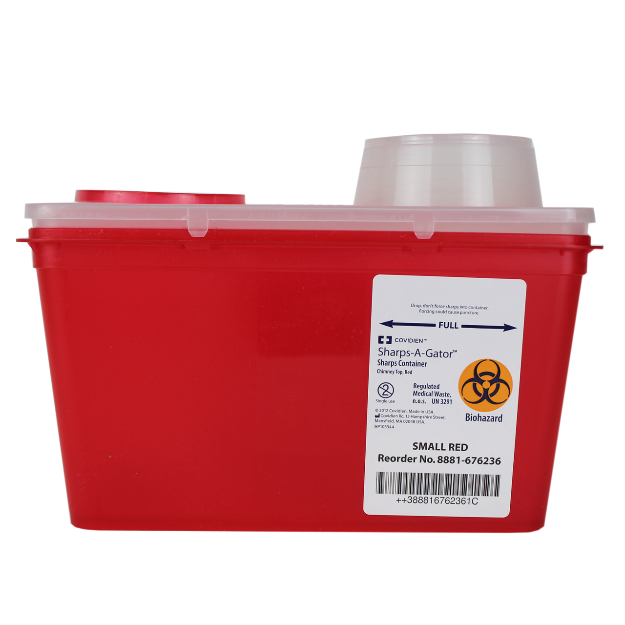 Covidien 8881-676236 Vertical Entry Sharps Container, 1