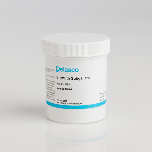 Delasco BI-SG100 Bismuth Subgallate Powder USP