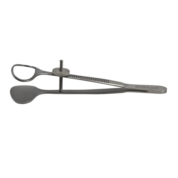 Delasco C-20 Chalazion Forceps 3.5 in Straight 12mm X 23mm