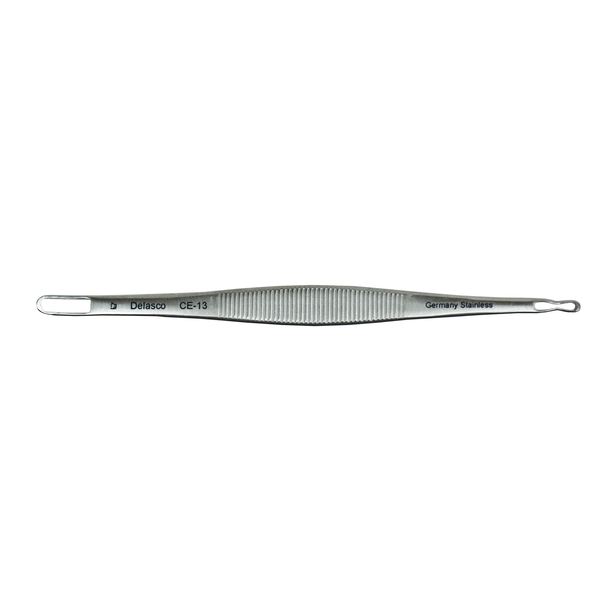 Delasco CE-13 Schamberg comedone extractors, extra fine, 1 pinched end, 1 squared end