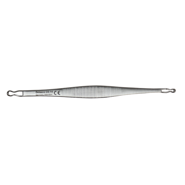 Delasco CE-14 Schamberg Comedone Extractor, Extra Fine, 2 Pinched Ends