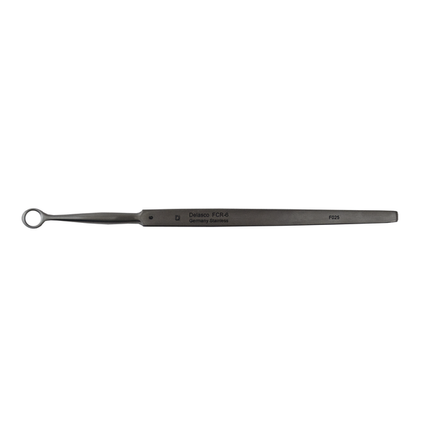 Delasco FCR-6 Fox Curette 5.5 in Straight 6mm Round