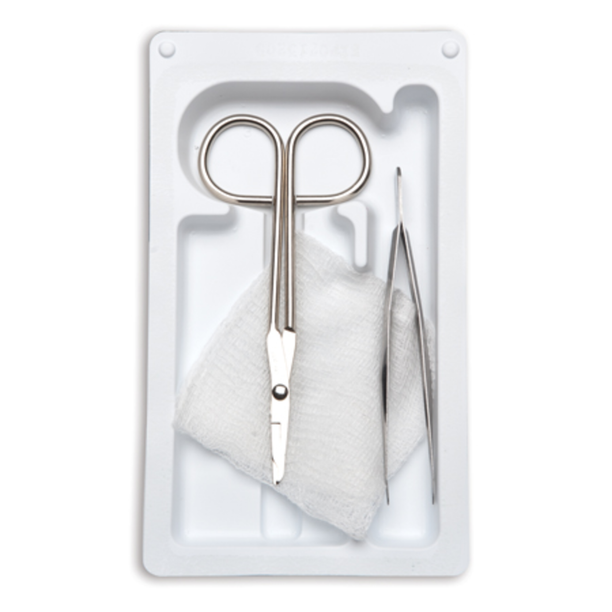 Delasco 101L Sterile Suture Removal Kit, Package of 10 disposable kits