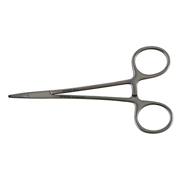 Delasco WH-12 Halsey Needle Holder, 5in, Smooth Jaws