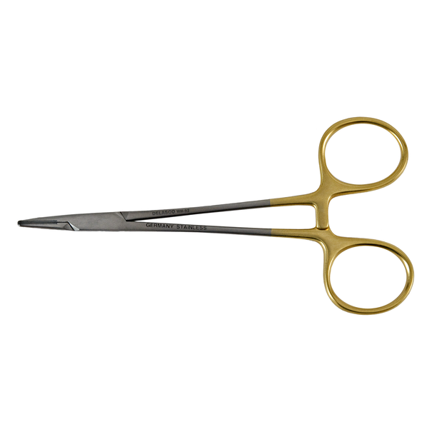 Delasco WH-92 Halsey needle holder, smooth jaws, tungsten carbide
