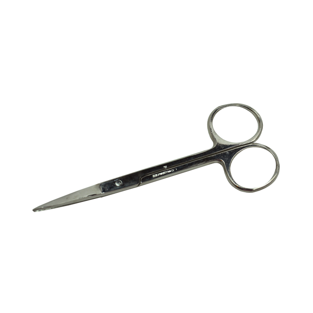 Delasco SS66 Scissor, Iris, 4 1/2", Straight, Disposable, Sterile, Pack of 10