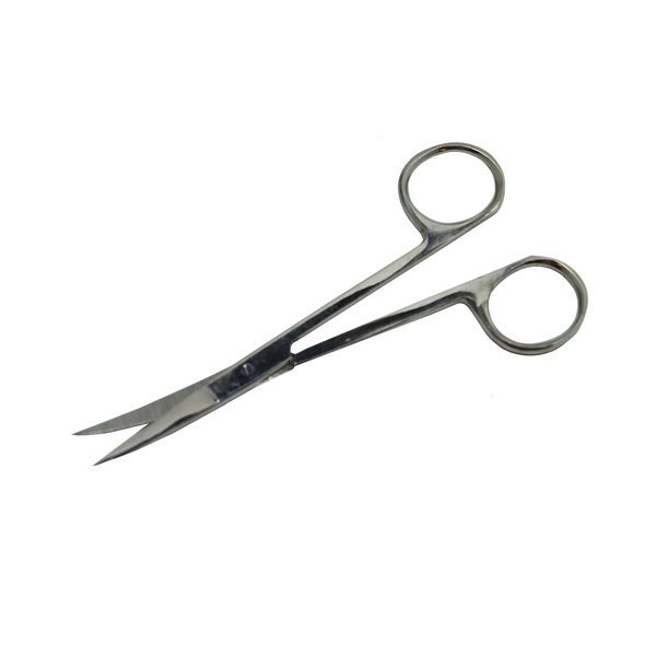 Delasco SS69 Scissor, Iris, 4 1/2", Curved, Disposable, Sterile, Pack of 10 Delasco SS69 Scissor, Iris, 4 1/2", Curved, Disposable, Sterile, Pack of 10
