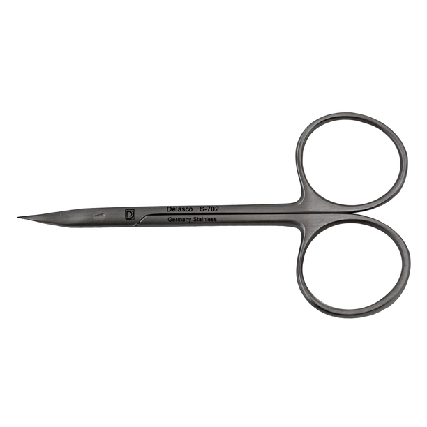 Delasco S-702 Gradle Scissors 3.75 in Curved 15mm Sharp/Sharp