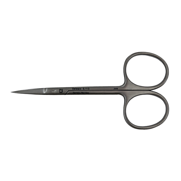 Delasco S-113 Iris Scissors 3.5 in Straight 20mm Sharp/Sharp