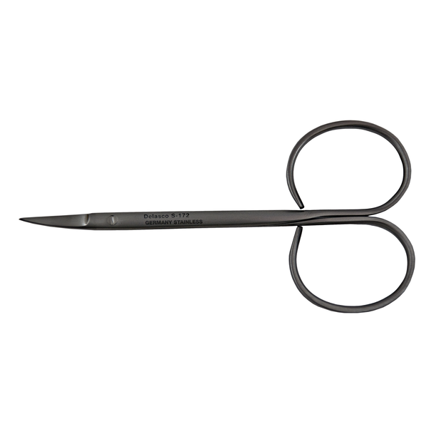 Ribbon/Iris Scissors 4 in Curved 15mm Sharp/Sharp