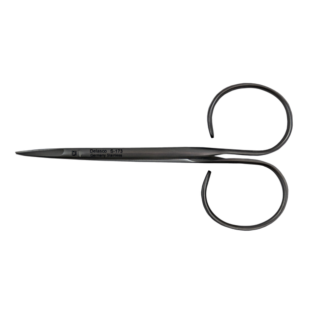 Ribbon/Iris Scissors 4 in Straight 15mm Sharp/Sharp