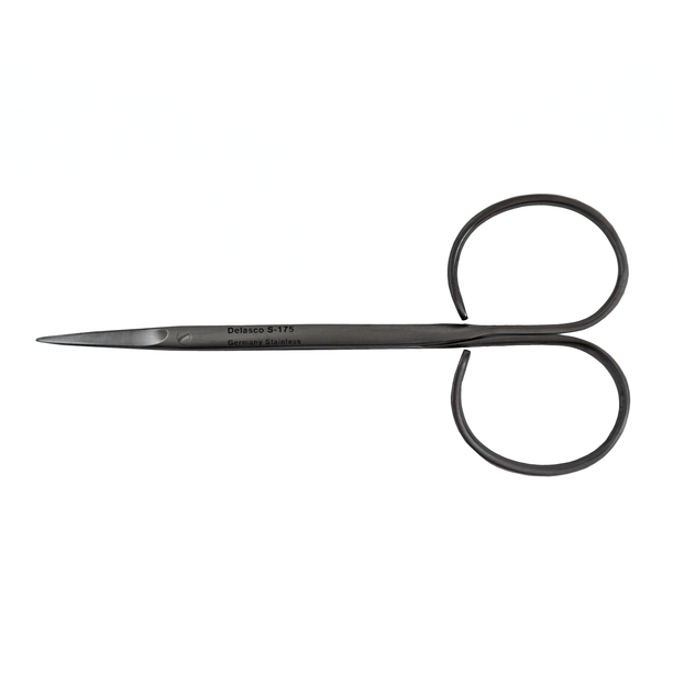 Ribbon-Iris Scissors 4.25 in Straight 20mm Sharp/Sharp